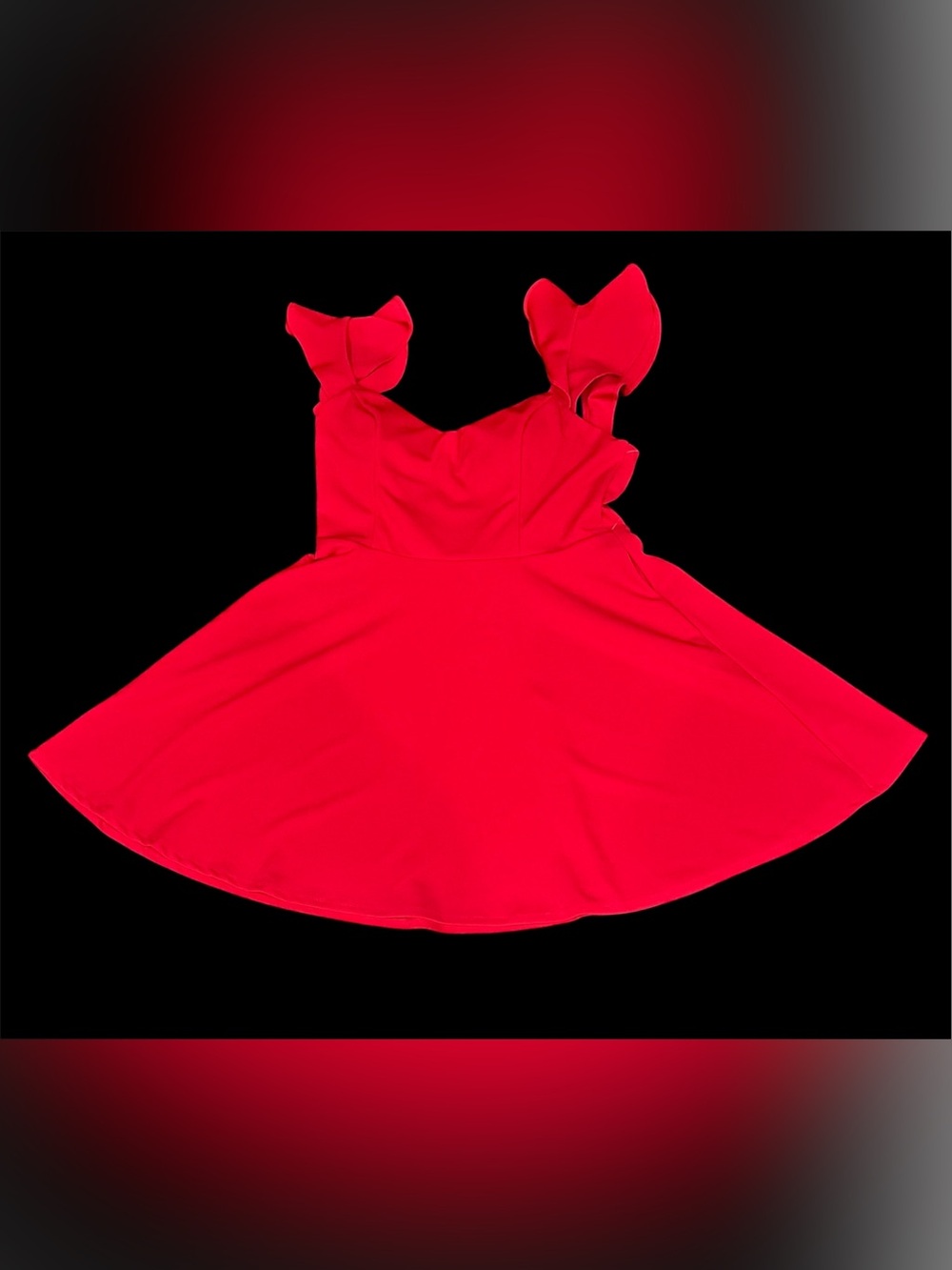 NWT Macy’s Size 17 City Studio‎ Red Mini Dress
